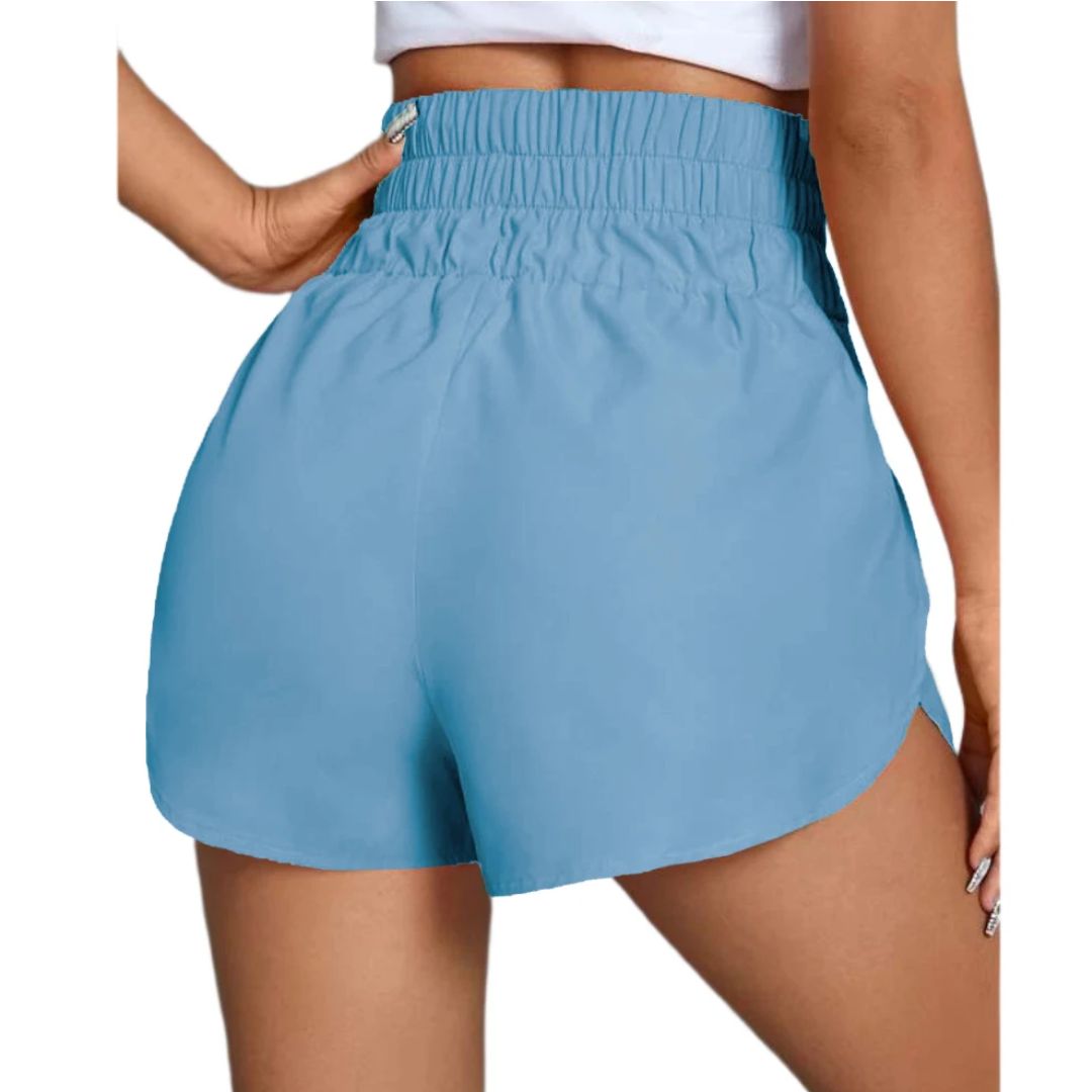 Vrouwen Hardloopshort Elastisch Sportief Casual