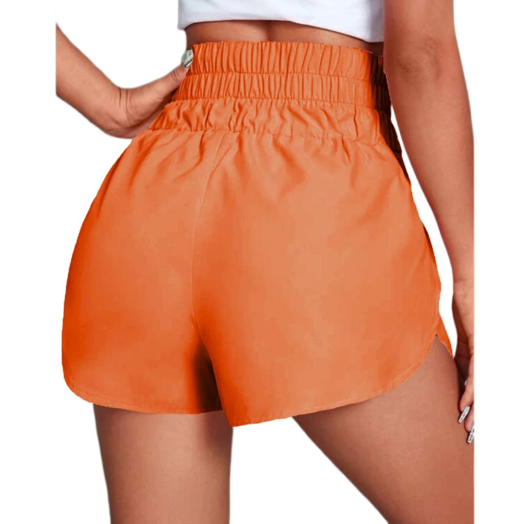 Vrouwen Hardloopshort Elastisch Sportief Casual
