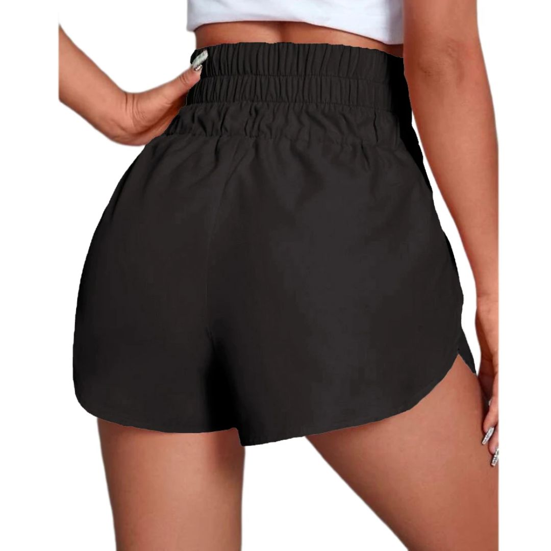 Vrouwen Hardloopshort Elastisch Sportief Casual