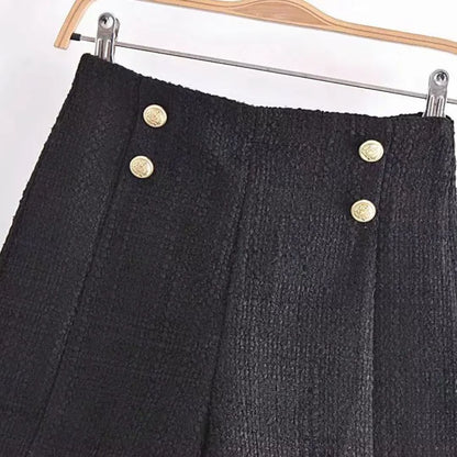 Tweed Short Vintage Stijlvol Korte Broek
