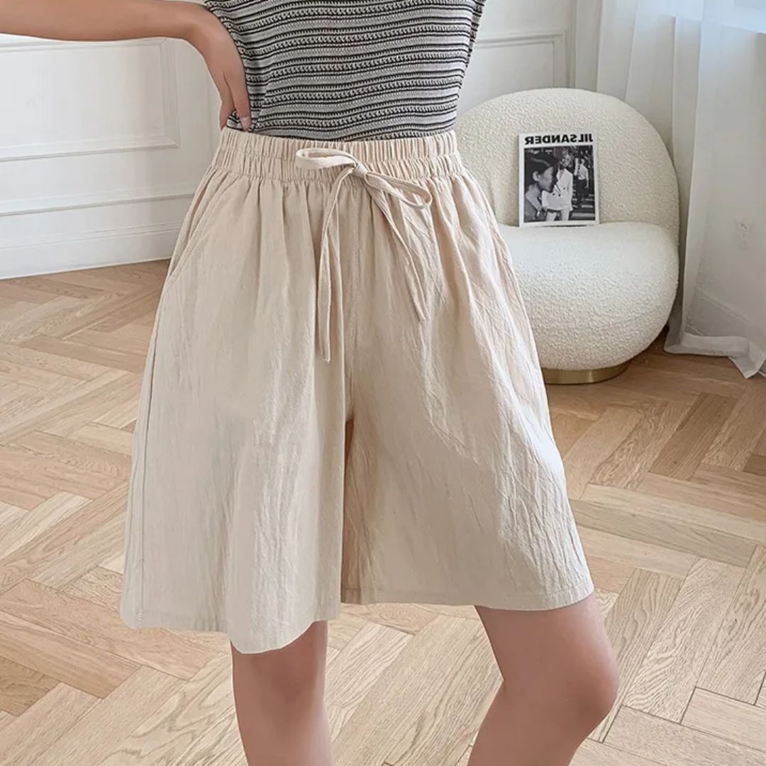 Zomershort Vrouw Losse Fit Casual Mode - Mode Vibes