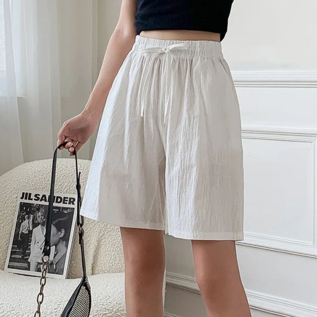 Zomershort Vrouw Losse Fit Casual Mode