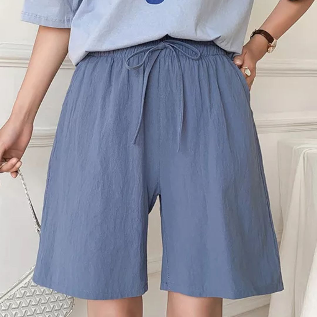 Zomershort Vrouw Losse Fit Casual Mode