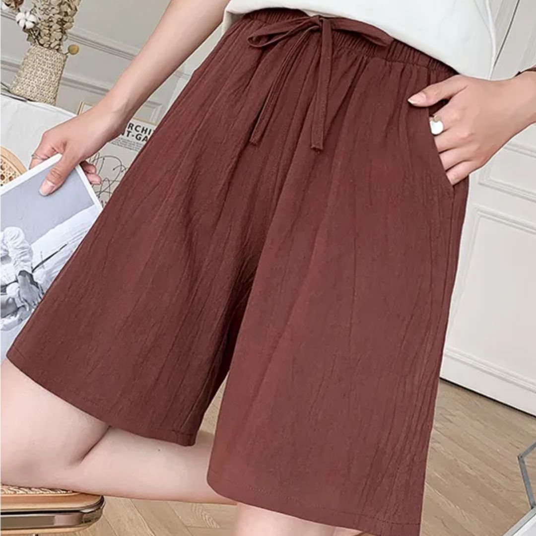 Zomershort Vrouw Losse Fit Casual Mode