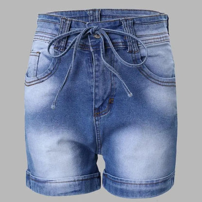 Skinny Jeans Short Hoge Taille voor Vrouw