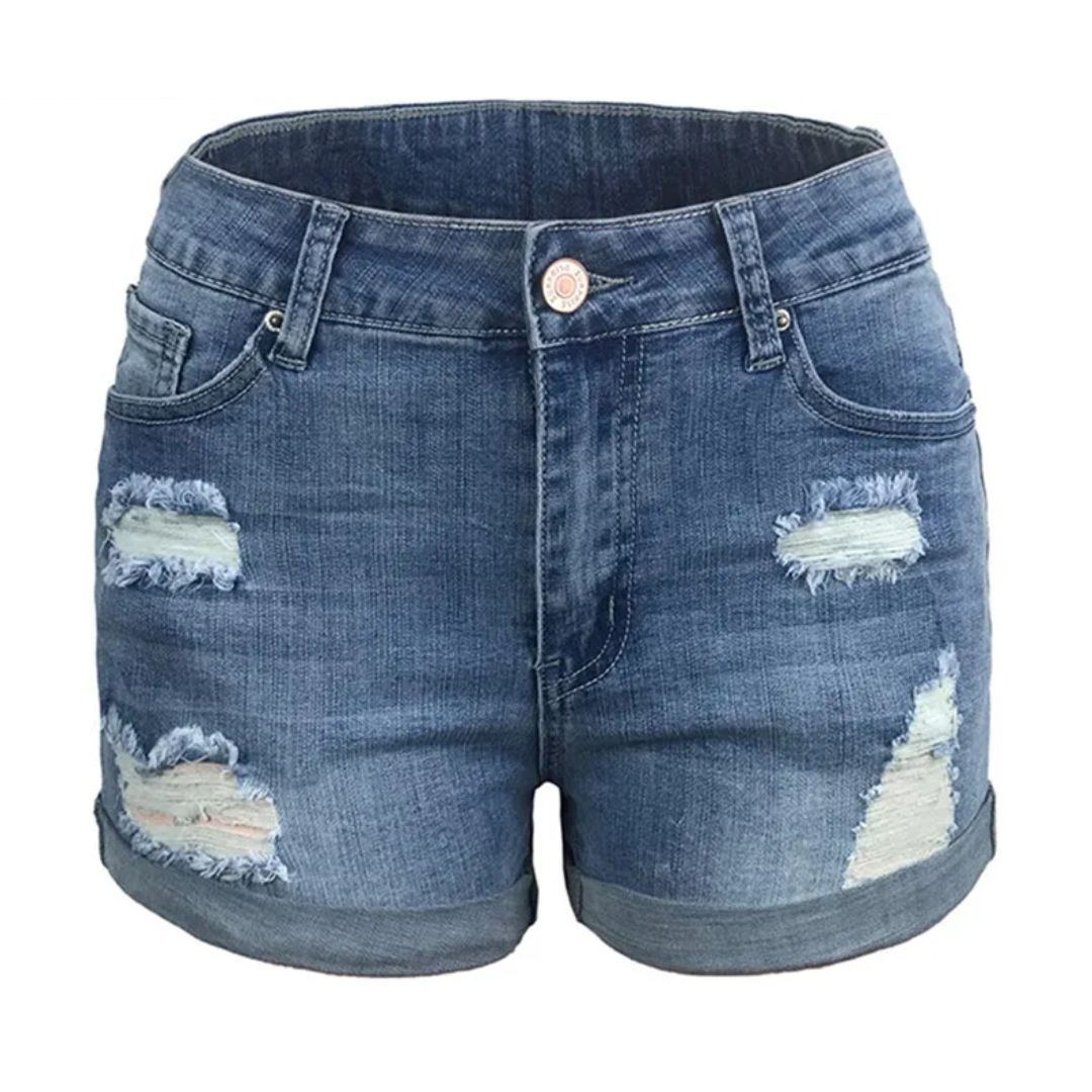 Korte Jeans Short Stijlvol voor Vrouwen
