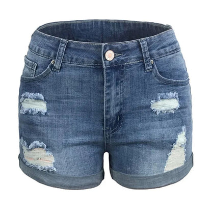 Korte Jeans Short Stijlvol voor Vrouwen
