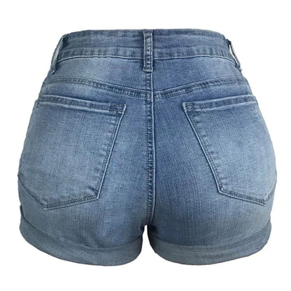 Korte Jeans Short Stijlvol voor Vrouwen