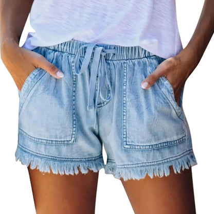 Korte Jeans Short Trendy Comfortabele Rachel Stijl