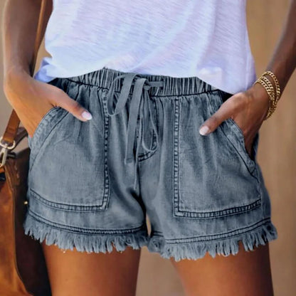Korte Jeans Short Trendy Comfortabele Rachel Stijl