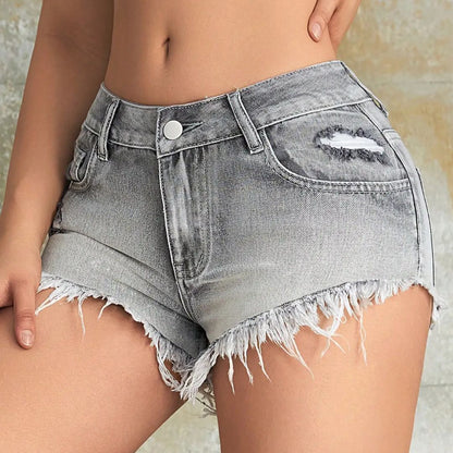 Korte Skinny Jeans Short Dames Mode - Mode Vibes