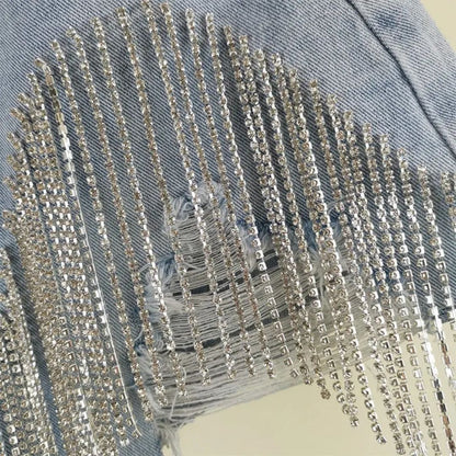 Rokje Kort Diamant Detail Trendy Roze