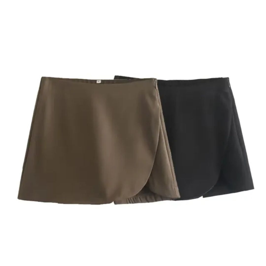 Korte Strakke Shortrok voor Vrouw Trendy Zomer