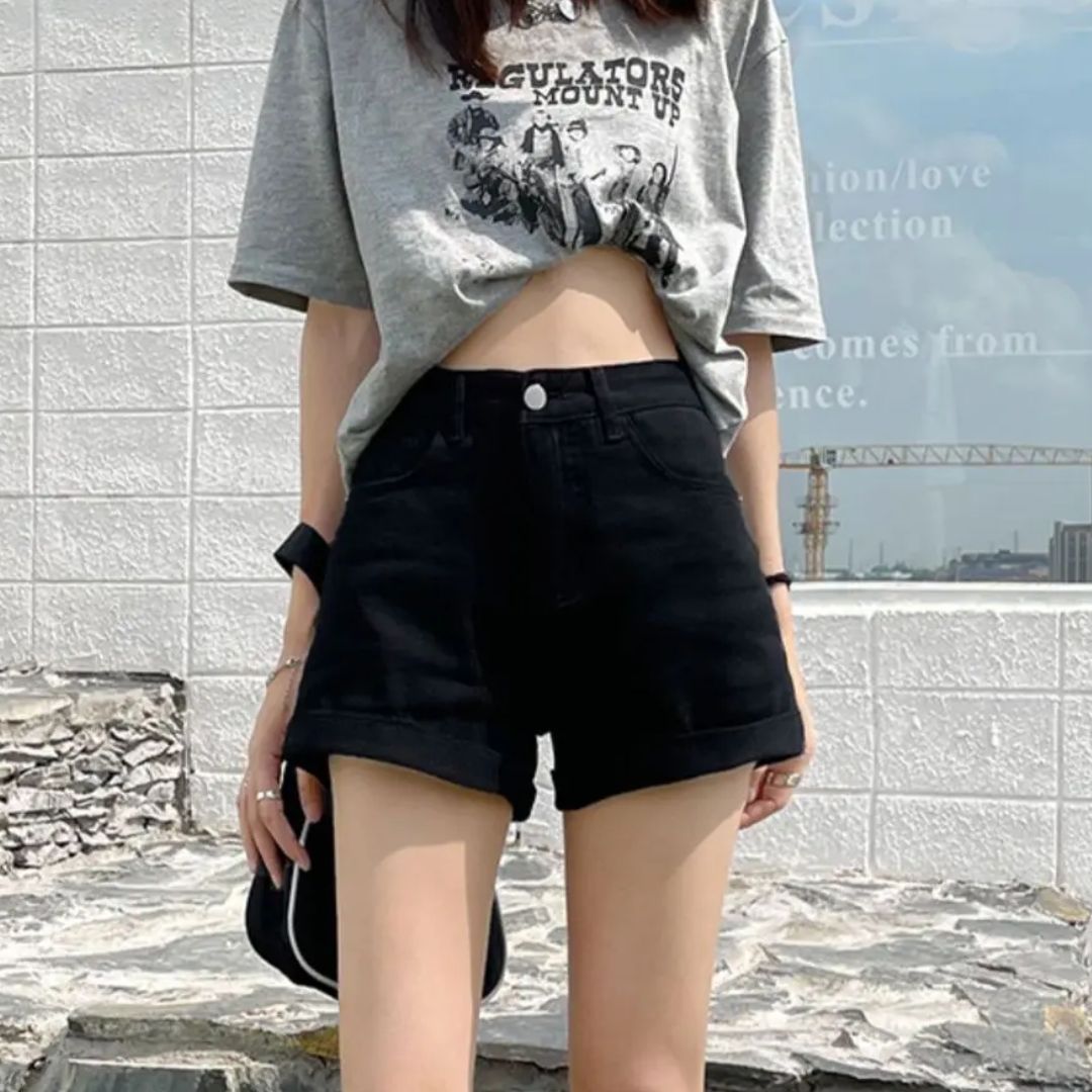 Korte Jeans Short Trendy Casual Mode