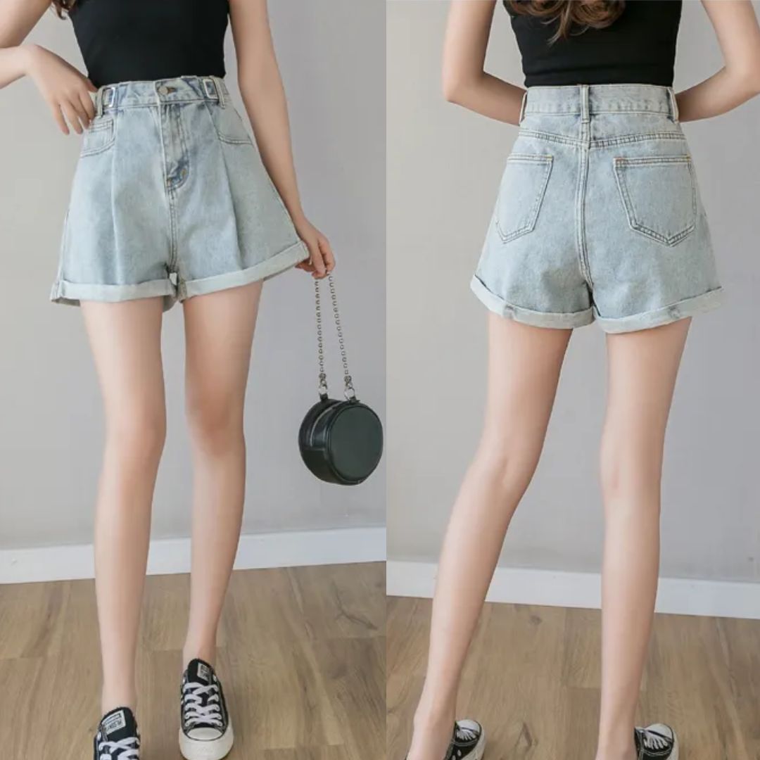Jeans Short Blaire Casual Korte Broek Mode