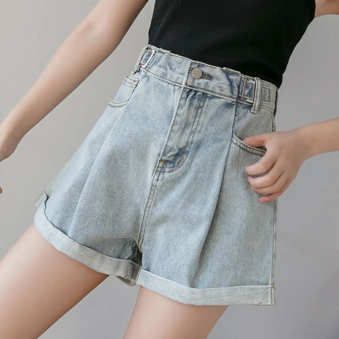 Jeans Short Blaire Casual Korte Broek Mode