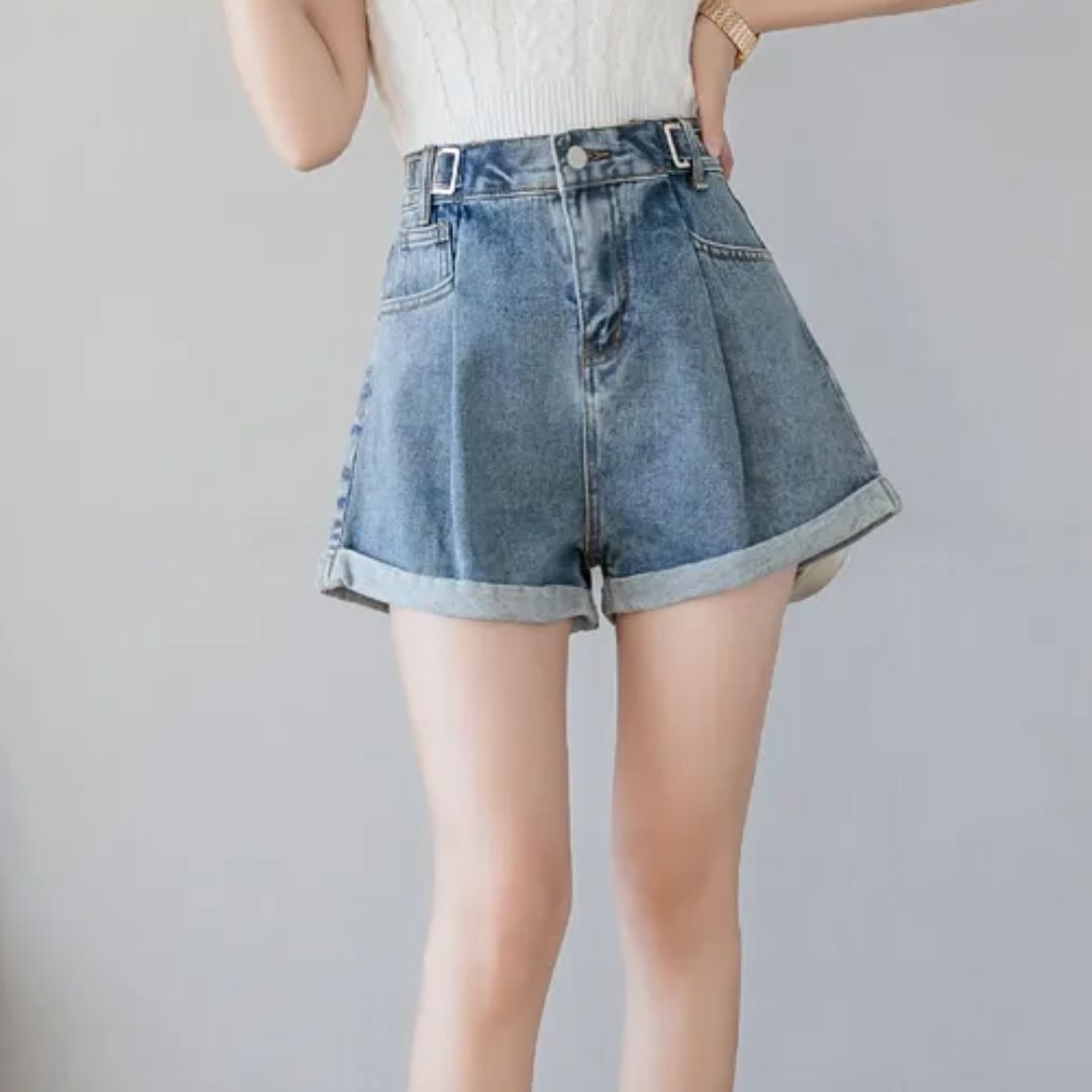 Jeans Short Blaire Casual Korte Broek Mode