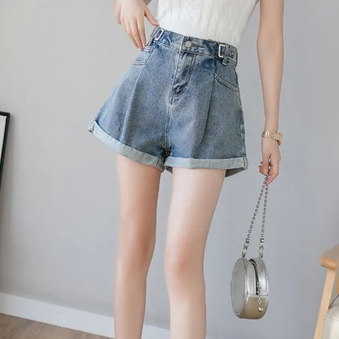 Jeans Short Blaire Casual Korte Broek Mode