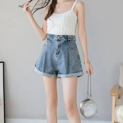 Jeans Short Blaire Casual Korte Broek Mode