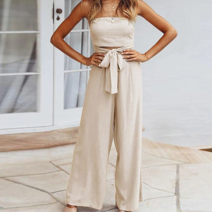 Strapless Jumpsuit Zomers Jurk Vrouwelijk Elegant
