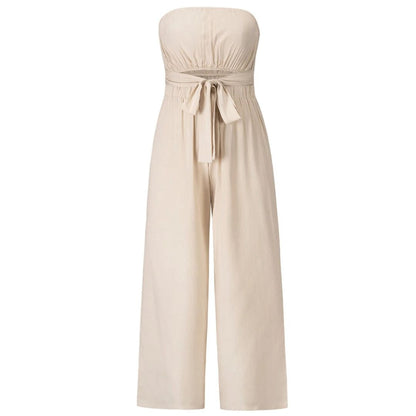 Strapless Jumpsuit Zomers Jurk Vrouwelijk Elegant
