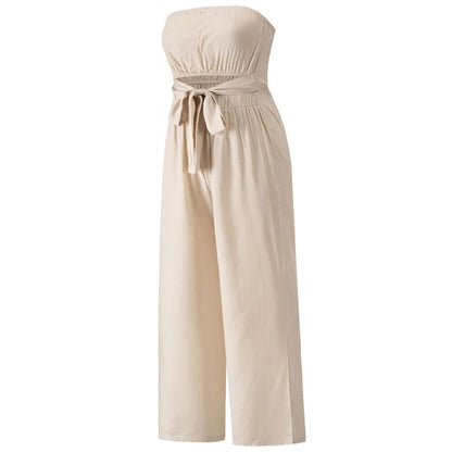 Strapless Jumpsuit Zomers Jurk Vrouwelijk Elegant