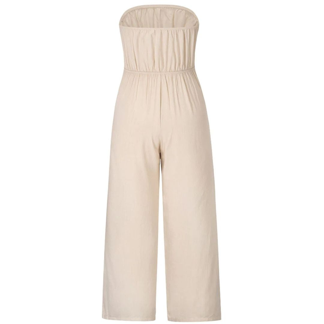 Strapless Jumpsuit Zomers Jurk Vrouwelijk Elegant