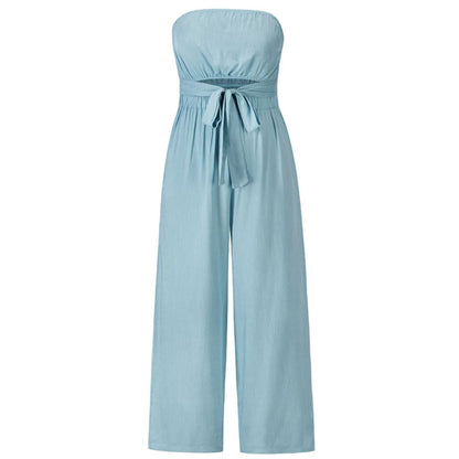 Strapless Jumpsuit Zomers Jurk Vrouwelijk Elegant
