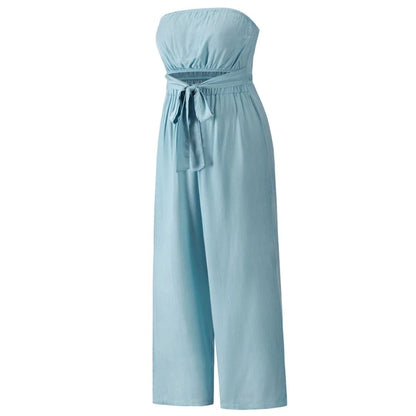 Strapless Jumpsuit Zomers Jurk Vrouwelijk Elegant
