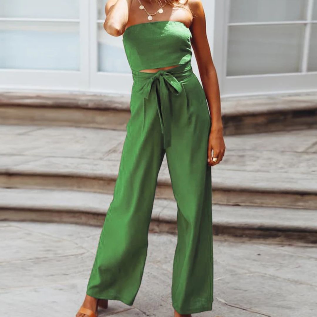 Strapless Jumpsuit Zomers Jurk Vrouwelijk Elegant