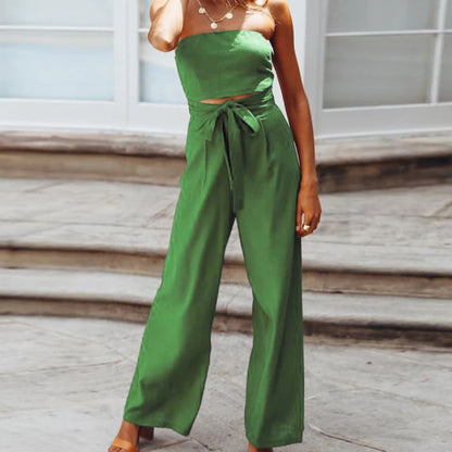 Strapless Jumpsuit Zomers Jurk Vrouwelijk Elegant