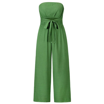 Strapless Jumpsuit Zomers Jurk Vrouwelijk Elegant