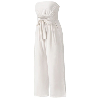 Strapless Jumpsuit Zomers Jurk Vrouwelijk Elegant