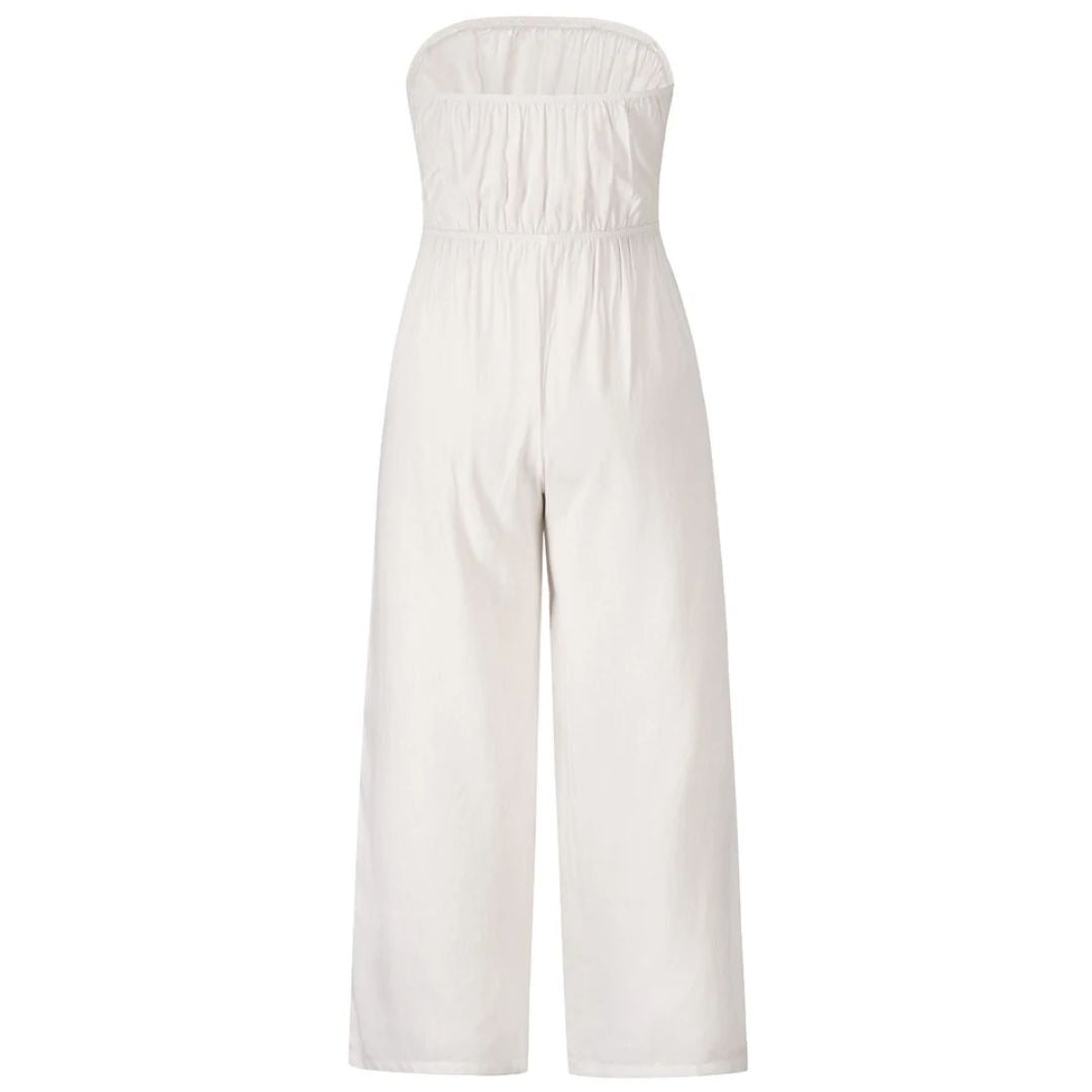 Strapless Jumpsuit Zomers Jurk Vrouwelijk Elegant