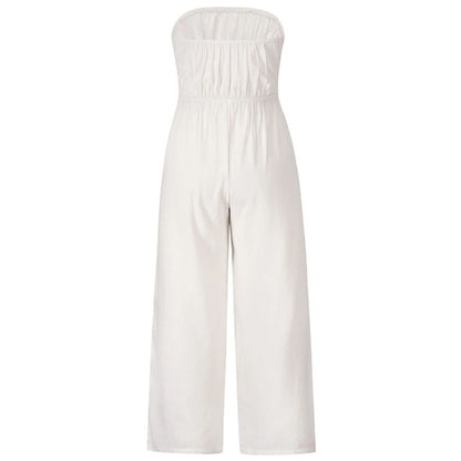 Strapless Jumpsuit Zomers Jurk Vrouwelijk Elegant