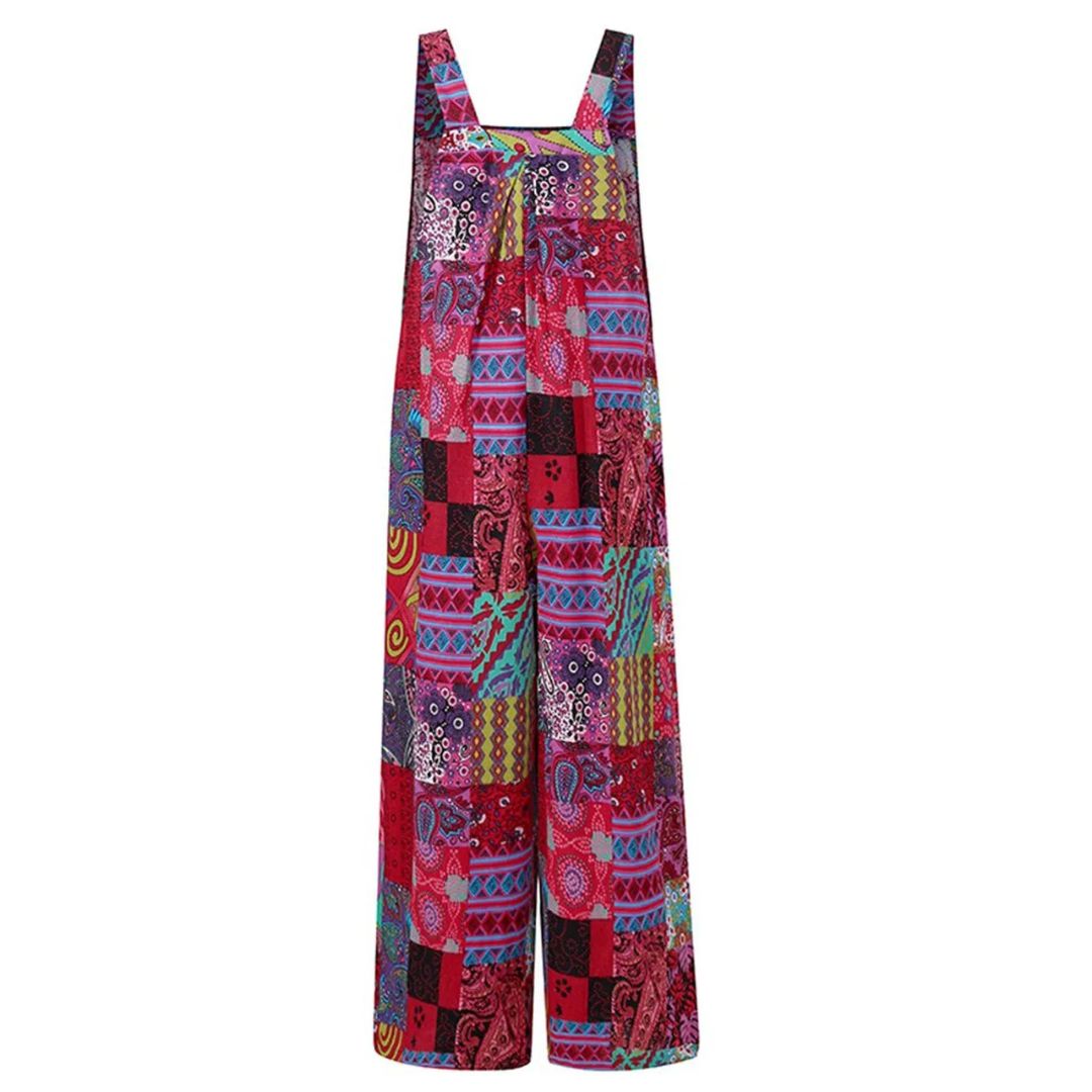 Kleurrijke Jumpsuit voor Vrouw Stijlvol en Comfortabel