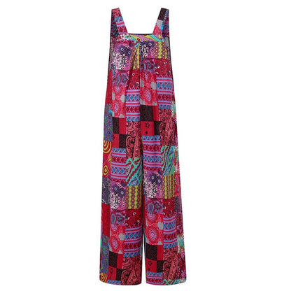 Kleurrijke Jumpsuit voor Vrouw Stijlvol en Comfortabel
