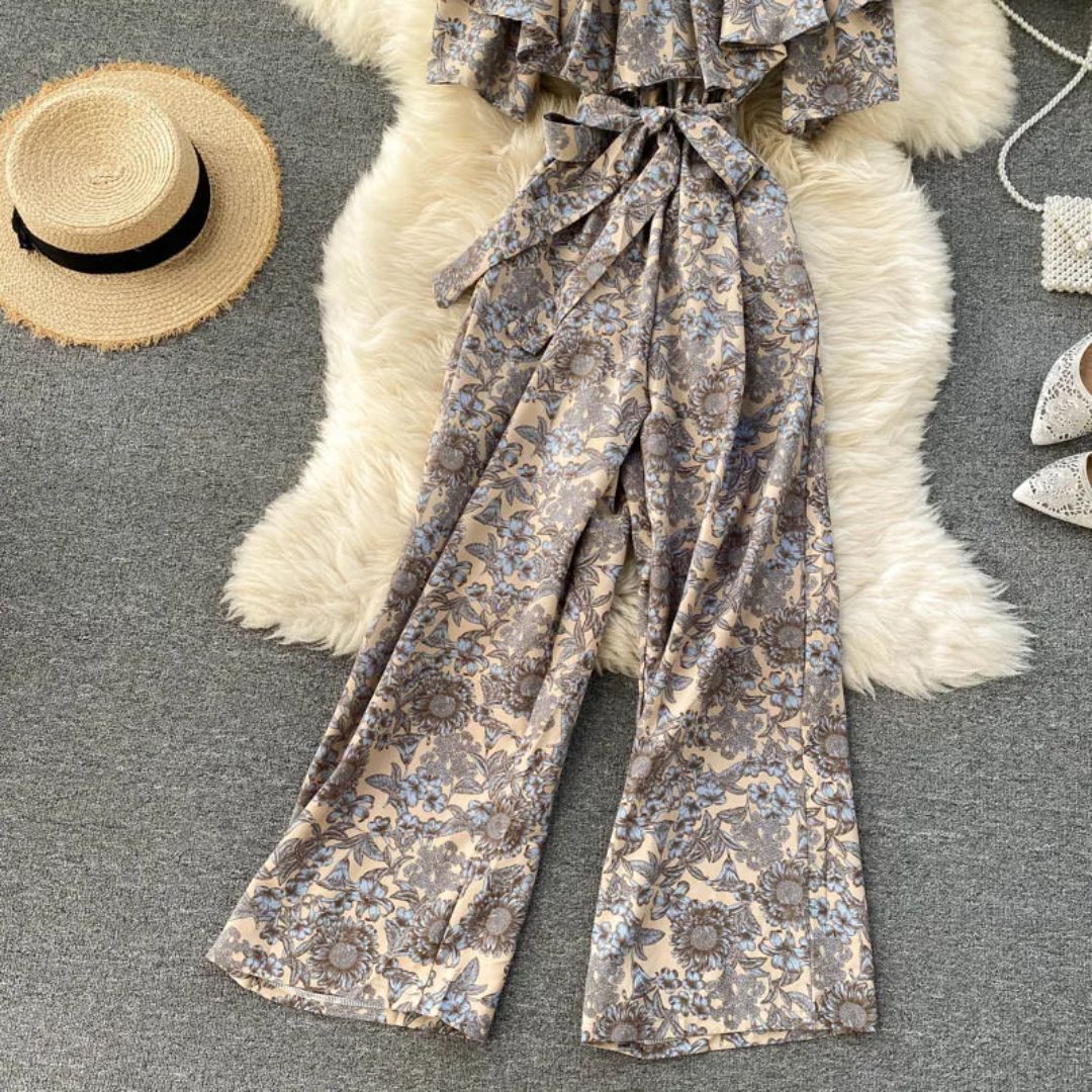 Off-Shoulder Jumpsuit Luchtig Trendy Zomerjurk