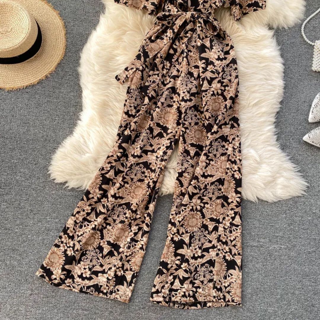 Off-Shoulder Jumpsuit Luchtig Trendy Zomerjurk