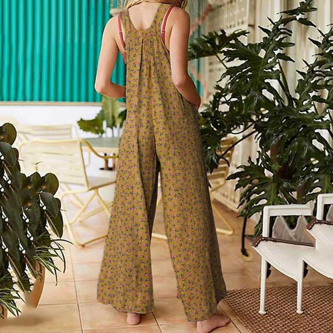 Vrouwelijke Jumpsuit Casual Vintage Stijl