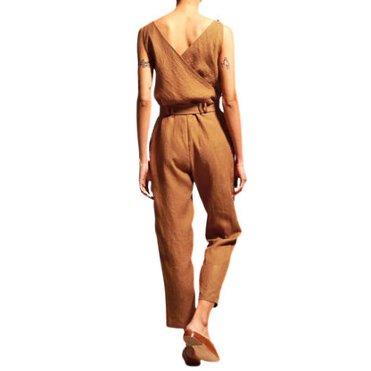 Jumpsuit voor Vrouw Losse Fit Stijlvolle Zomeroutfit