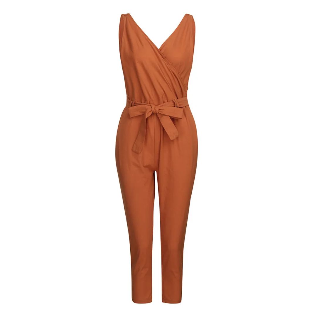 Jumpsuit voor Vrouw Losse Fit Stijlvolle Zomeroutfit