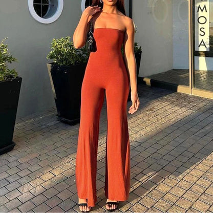 Strapless Jumpsuit ZomerjurkSexy Jurk voor Vrouw