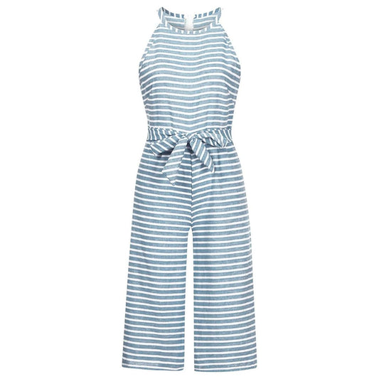 Gestreepte Jumpsuit Casual Marga Zomerkleding - Mode Vibes