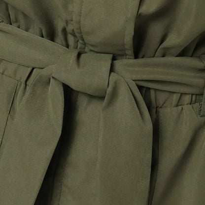Vrouwelijke Jumpsuit Vintage Stijl Vol Elegance