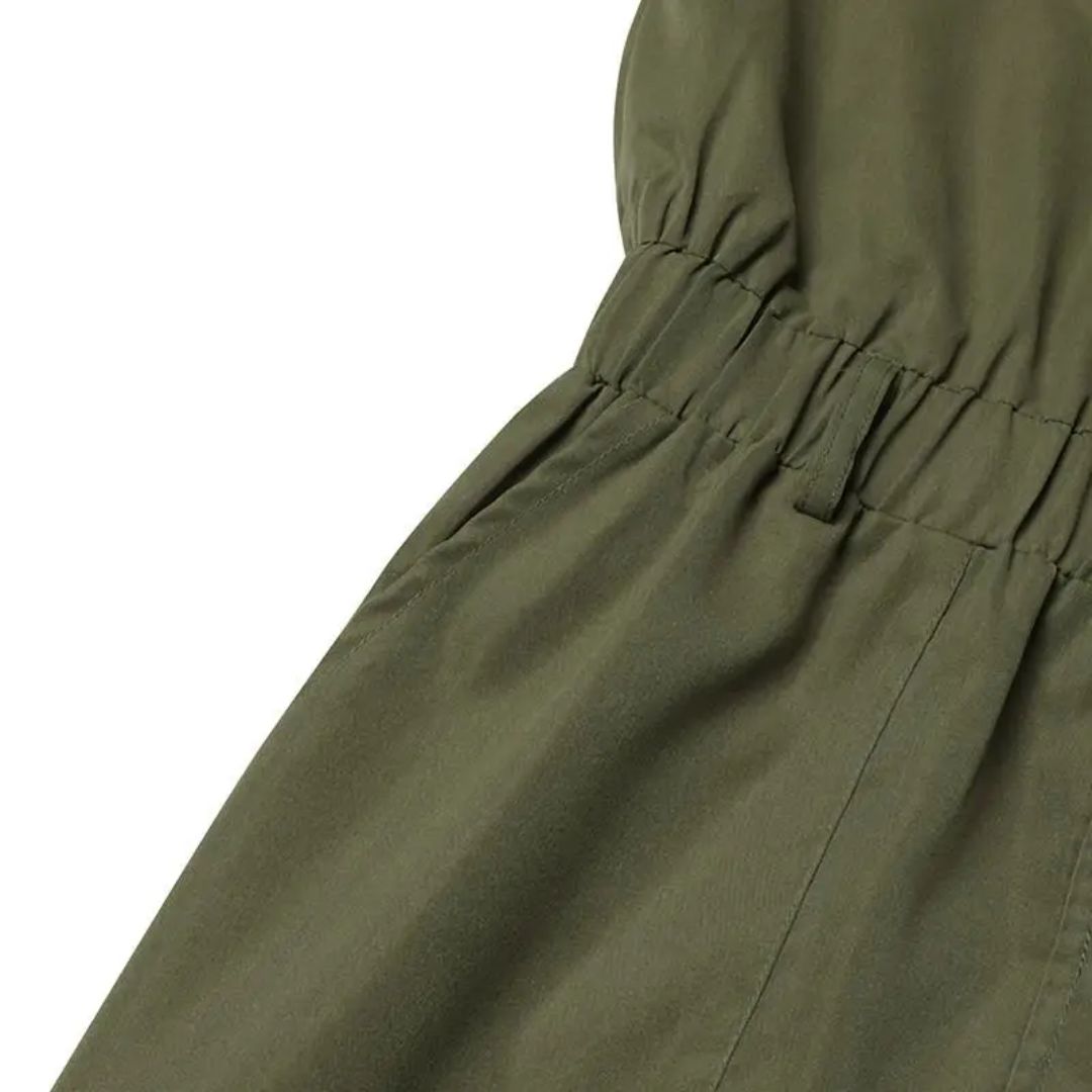 Vrouwelijke Jumpsuit Vintage Stijl Vol Elegance