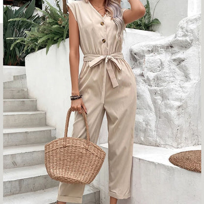 Mouwloze Jumpsuit Carla Stijlvol Zomerjurk