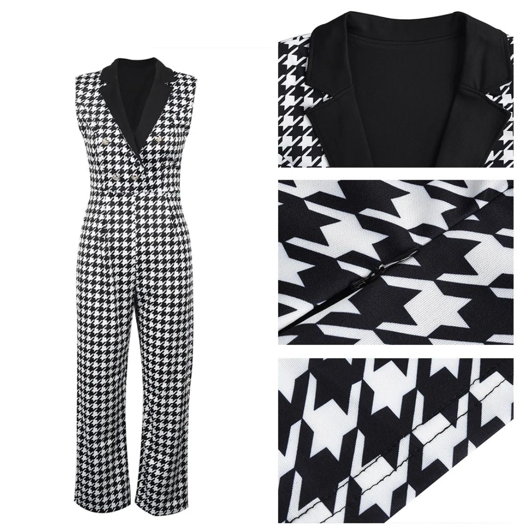 Vintage Jumpsuit Stijlvol voor Vrouw