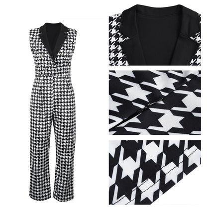 Vintage Jumpsuit Stijlvol voor Vrouw