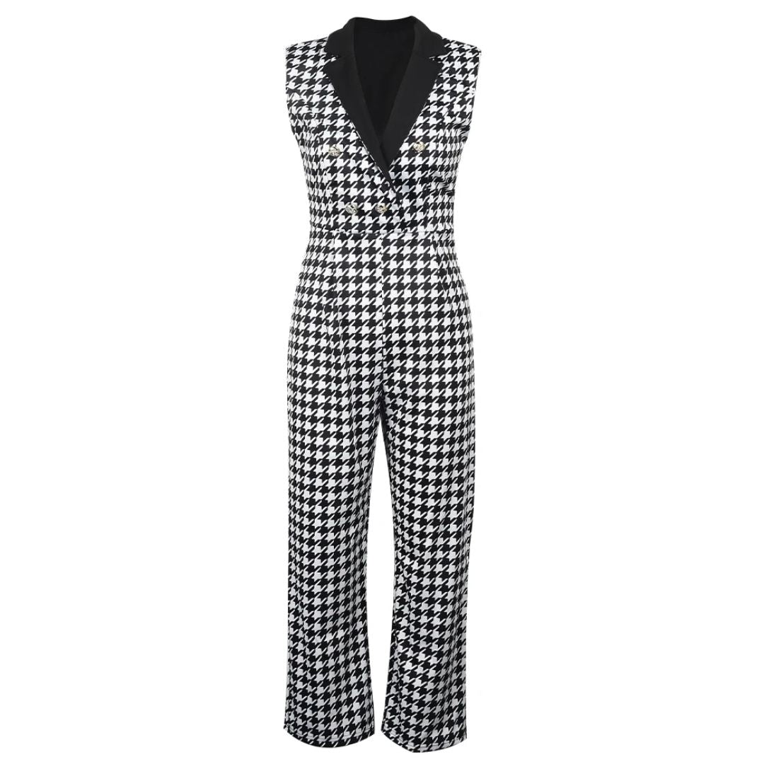 Vintage Jumpsuit Stijlvol voor Vrouw